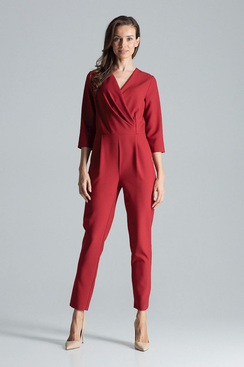 Roter Jumpsuit - Rouge