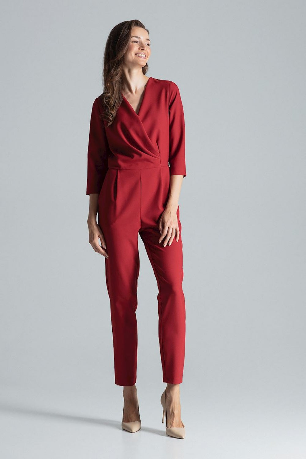 Roter Jumpsuit - Rouge