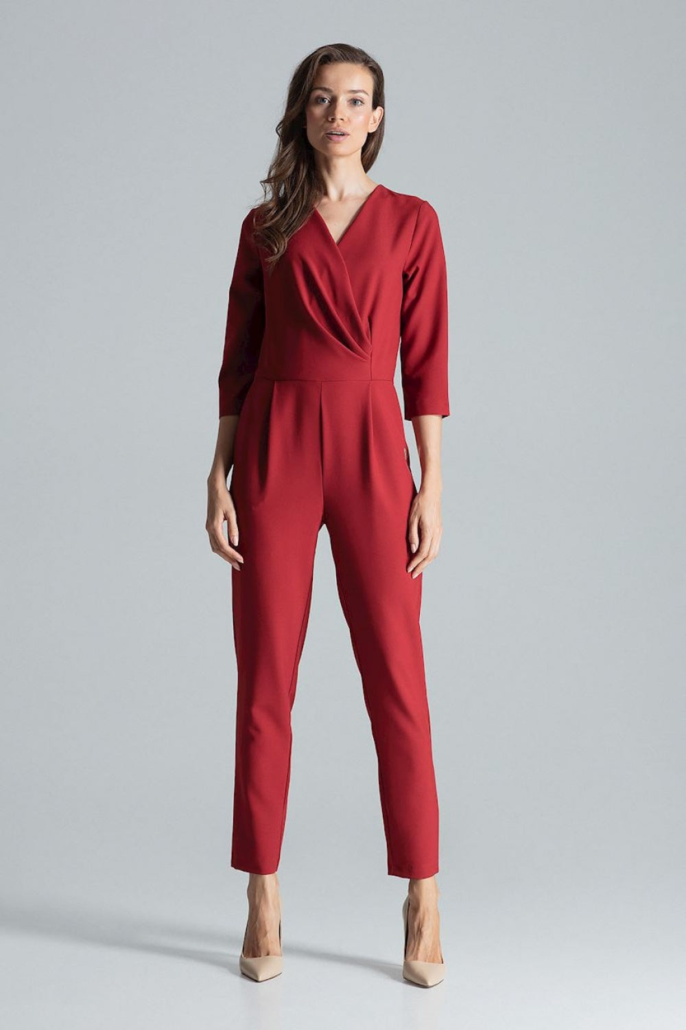 Roter Jumpsuit - Rouge